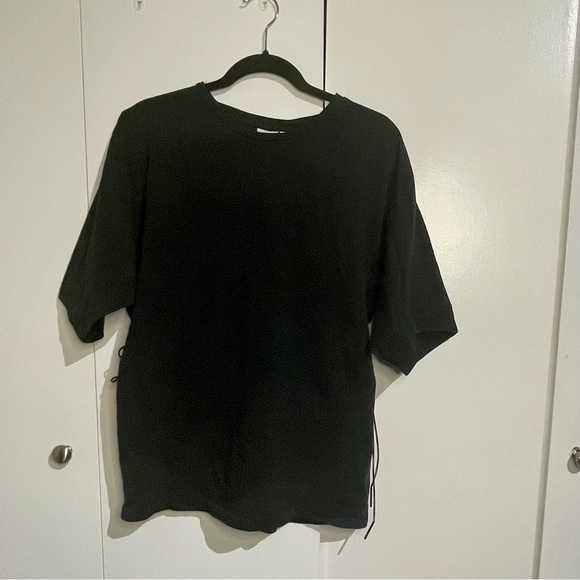 Puma fashion sweatshirt w/ corset back detailing, cinch waist and kimono sleeve - Picture 2 of 5